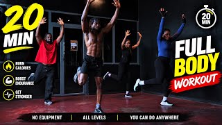 CARDIO FOR BEGINNERS | 20 MIN TABATA | Burn Fat | Whole Body