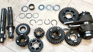 CD70 gearbox fitting How to assemble gearbox Honda CD 70| CD70 Gear Transmission Sprocket