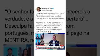 🔥Repórter da CNN chama Flávio de mentiroso e o clima esquenta Ao Vivo!🔥