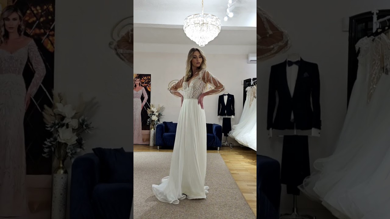 Rochie de mireasa din matase 