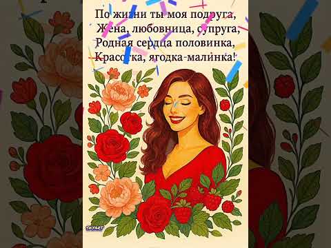 С Днем Рождения любимая Жена!!! Очень красивое поздравление для любимой женщины!!!