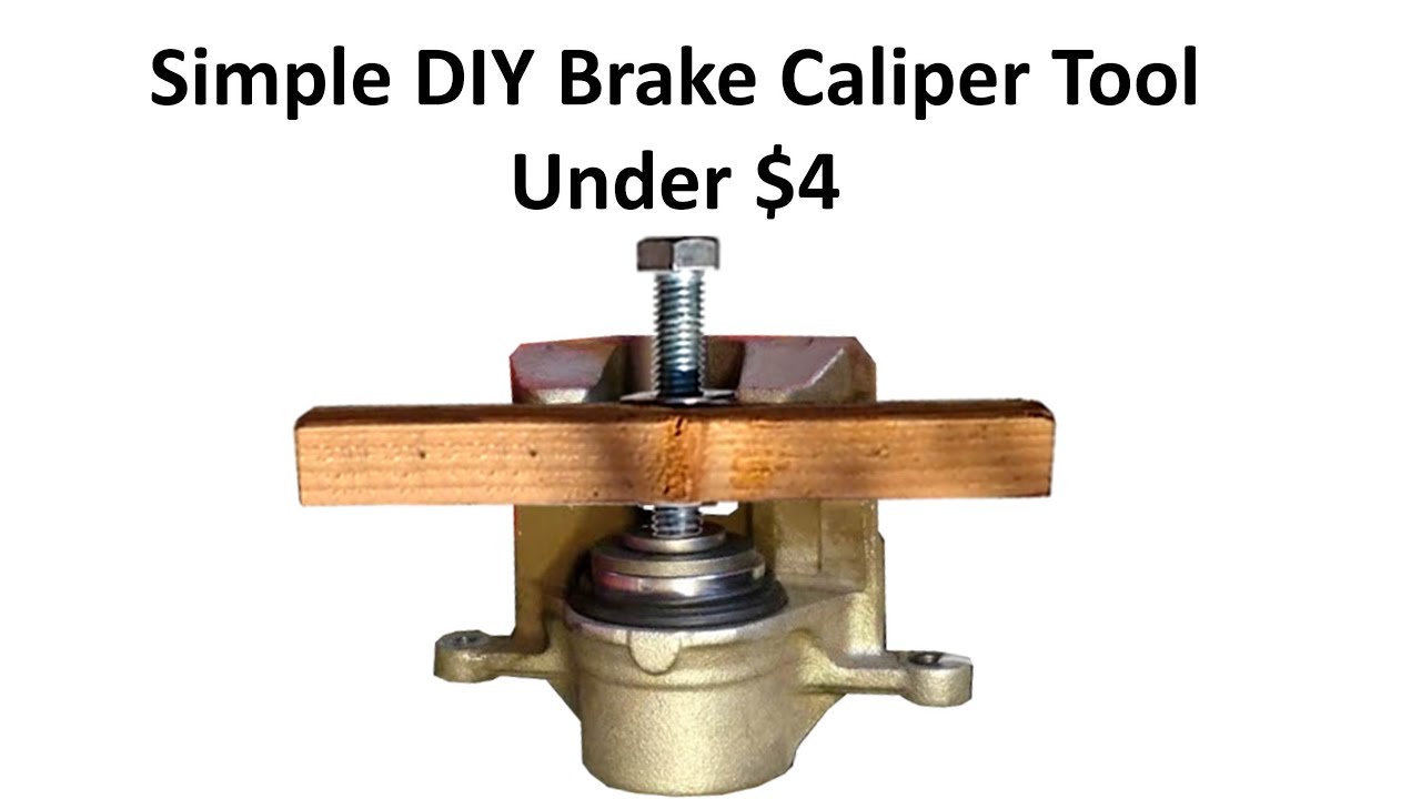 Super Easy to Make DIY Brake Caliper Piston Compression Tool for under $4 