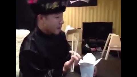 comically large fork