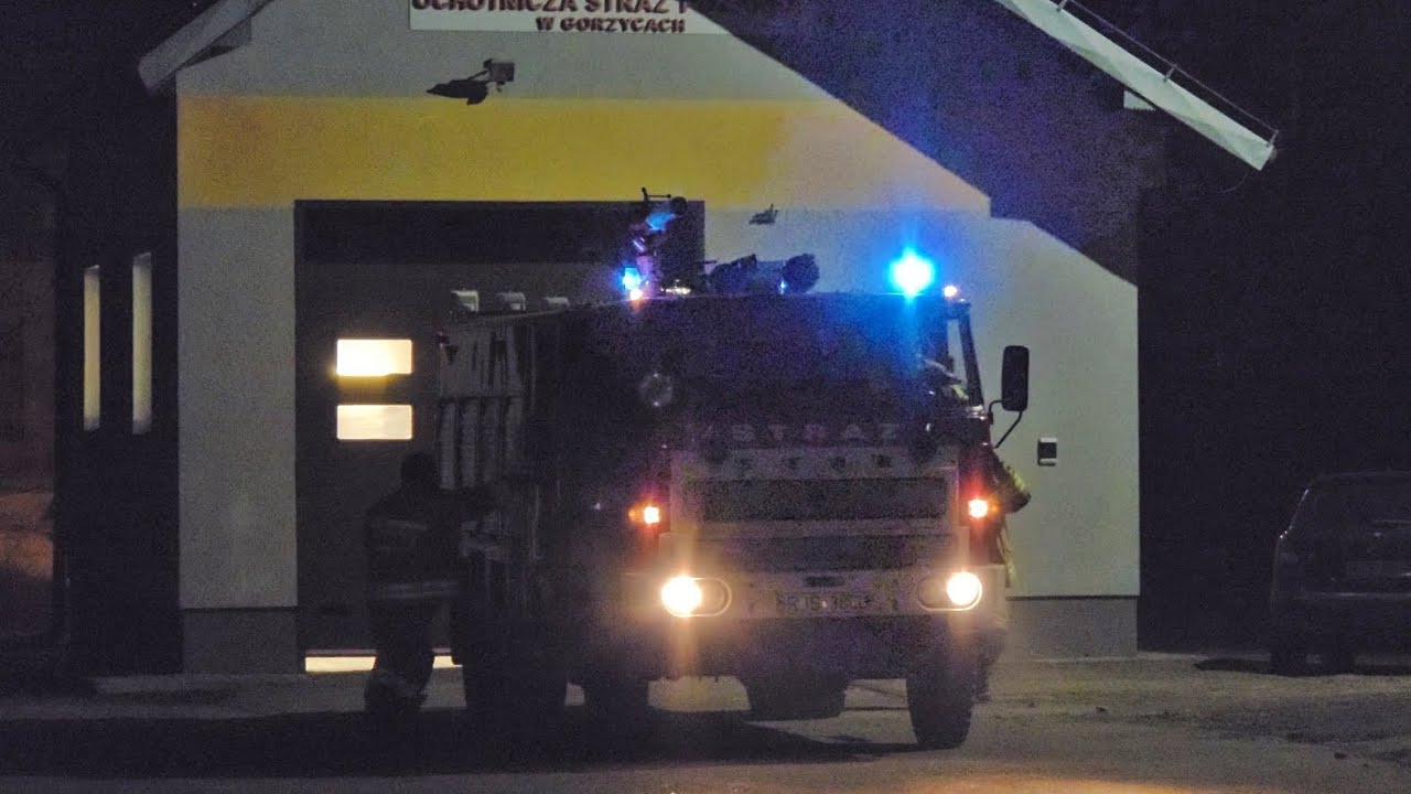 Alarmowanie oraz wyjazd alarmowy OSP Gorzyce