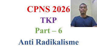 Persiapan CPNS 2026 - TKP - Anti Radikalisme Part-6