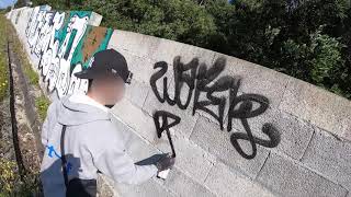 Graffiti Bombing and Tagging Mission with Water  Resk12