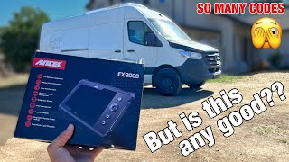 2019 Sprinter vs Ancel FX9000 - let’s see what it can find and erase, review, test, how to