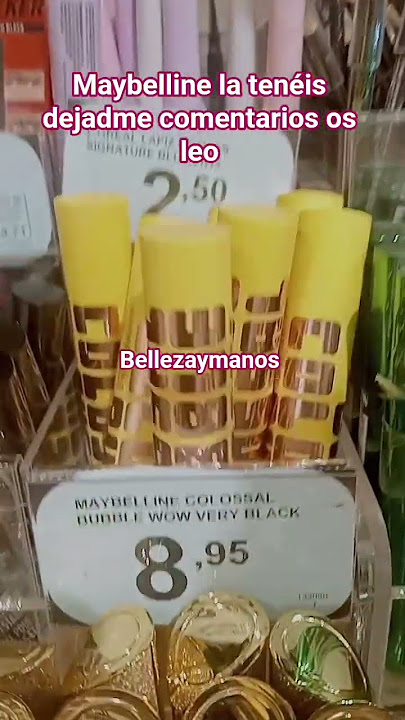 máscara de pestañas Maybelline #maquillaje #makeup