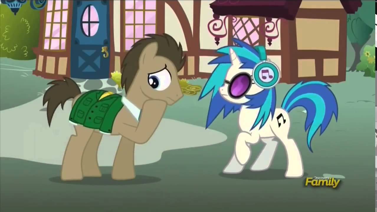 Doctor Whooves and DJ Pon-3 (full scene)