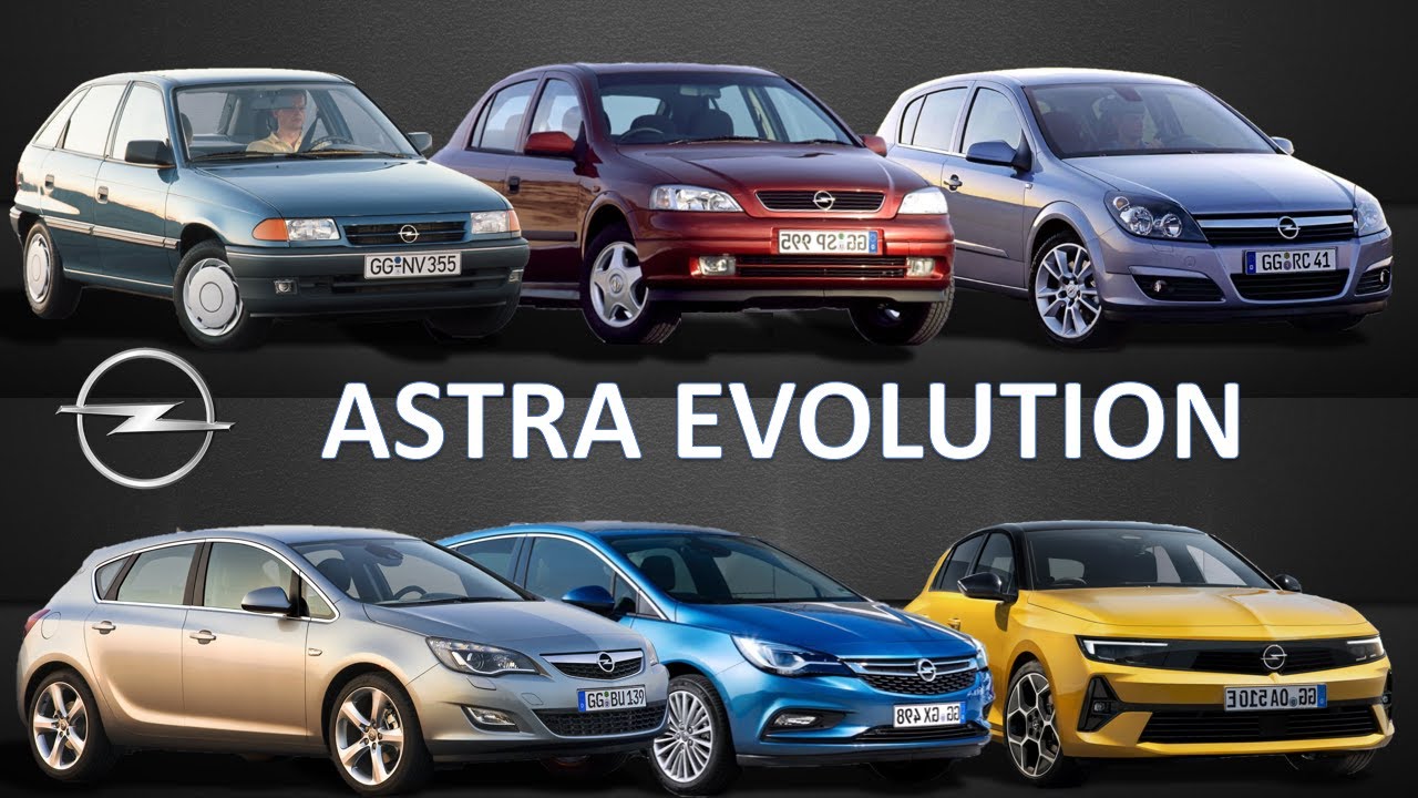 Opel Astra Evolution, Astra F to L