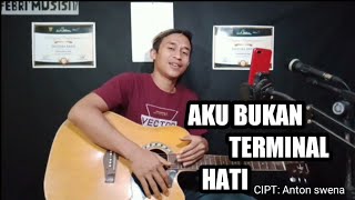 AKU BUKAN TERMINAL HATI - THOMAS ARYA ( cover febri akustik 17)( Live akustik)