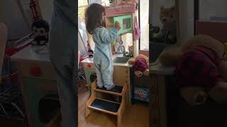 Toddler Playroom Must-Have: StrongTek Two-Step Stool in Action 🪜✨