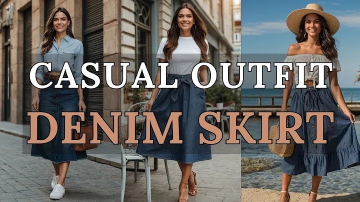 Summer Denim Midi Skirt Outfits | Stylish and Versatile Looks for the Season | 2024 Fashion Trends