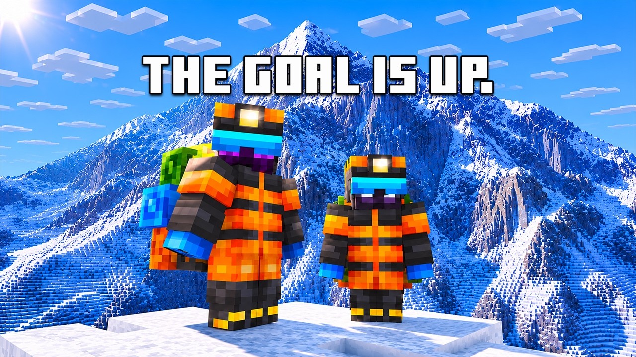 We CLIMBED Mount Everest in Minecraft...