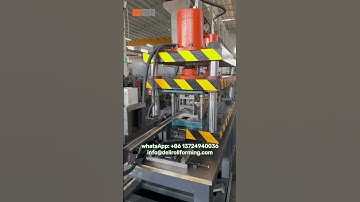 Drawer slide telescopic channel middle channel roll forming machine #drawerslide #Telescopic channel