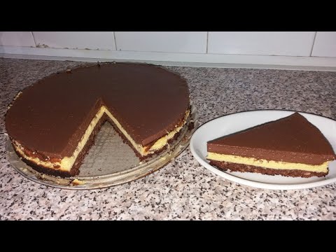 cheesecake-con-mascarpone-e-ricotta-con-glassa-di-cioccolato-/chocolate-cheesecake