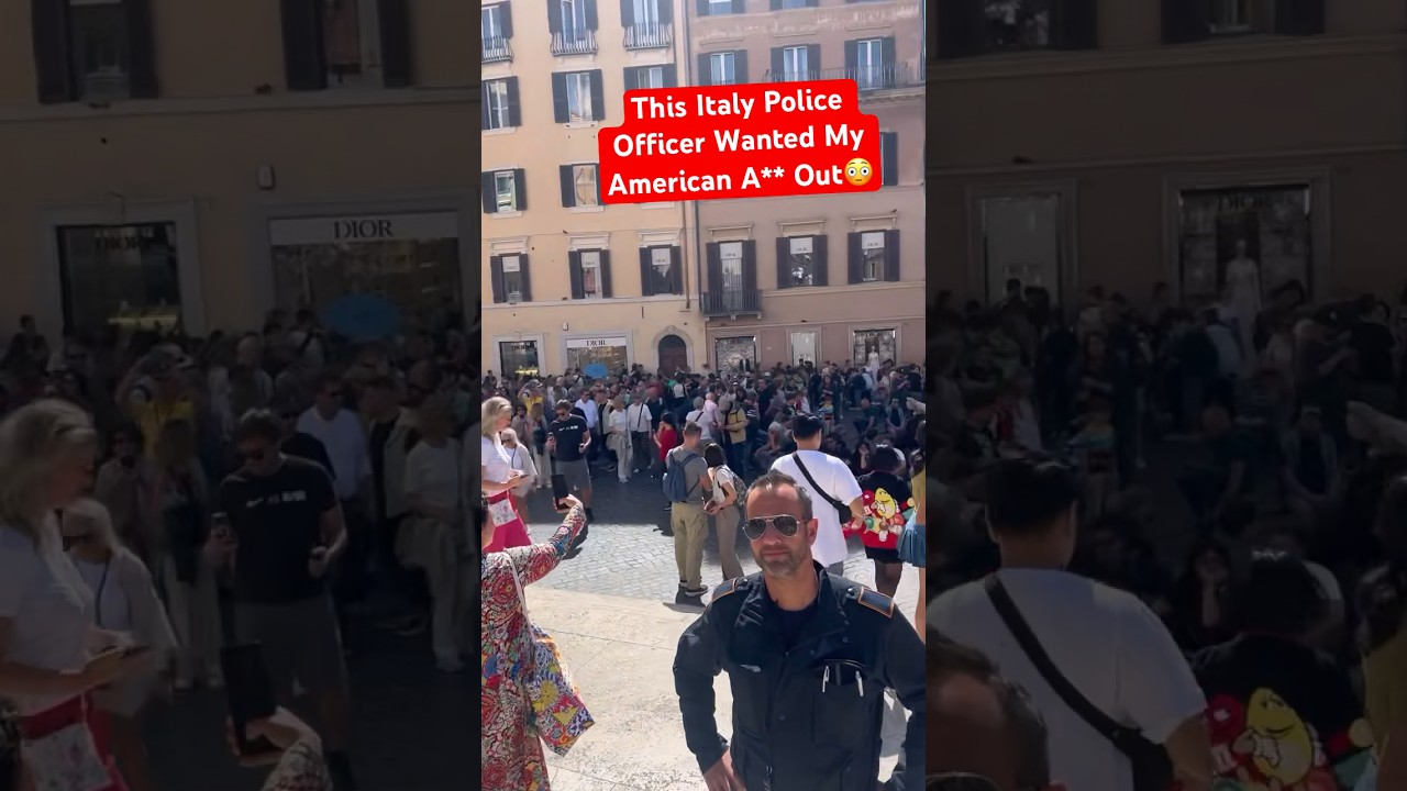 Италия Полиция Панки Американский Турист 