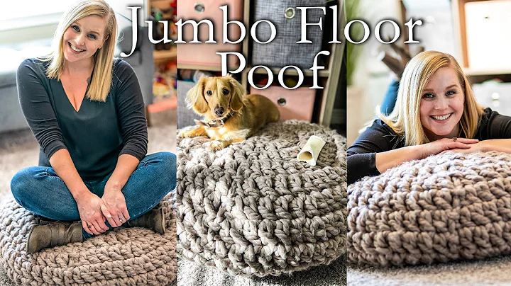 Crochet Your Own PERFECT Jumbo Floor Poof  | Super...