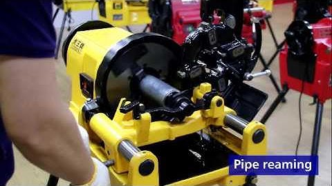 SQ80C1 Pipe Threading Cutting Machine Operation Video