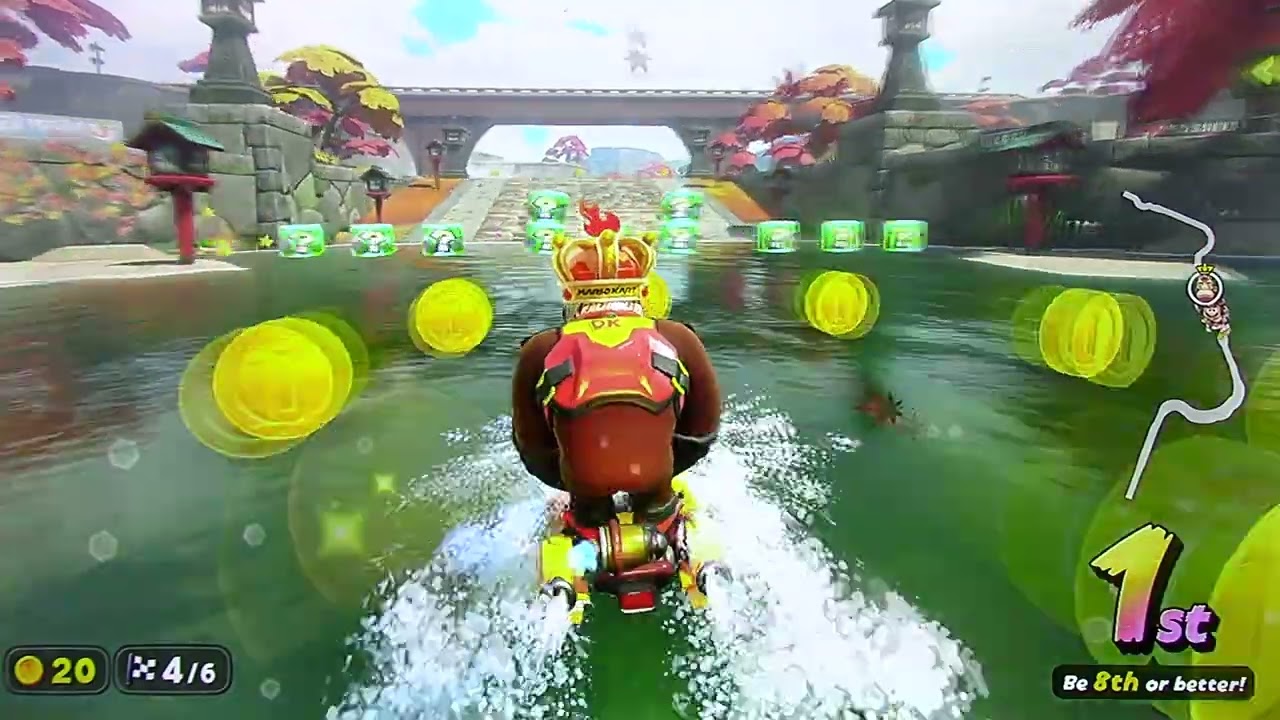 Mario Kart World, эпизод 46, Acorn Rally 100cc