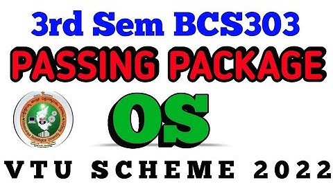 3rd SEM OS PASSING PACKAGE QUESTIONS BCS303 #questionpaper #vtu #3rdsem