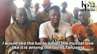THE LUO OF TANZANIA HAD THIS TO SAY..