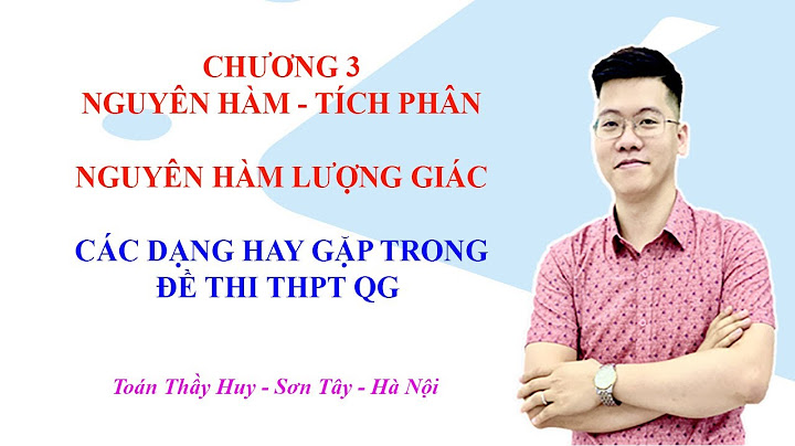 Bài tập nguyên hàm lượng giác có đáp án