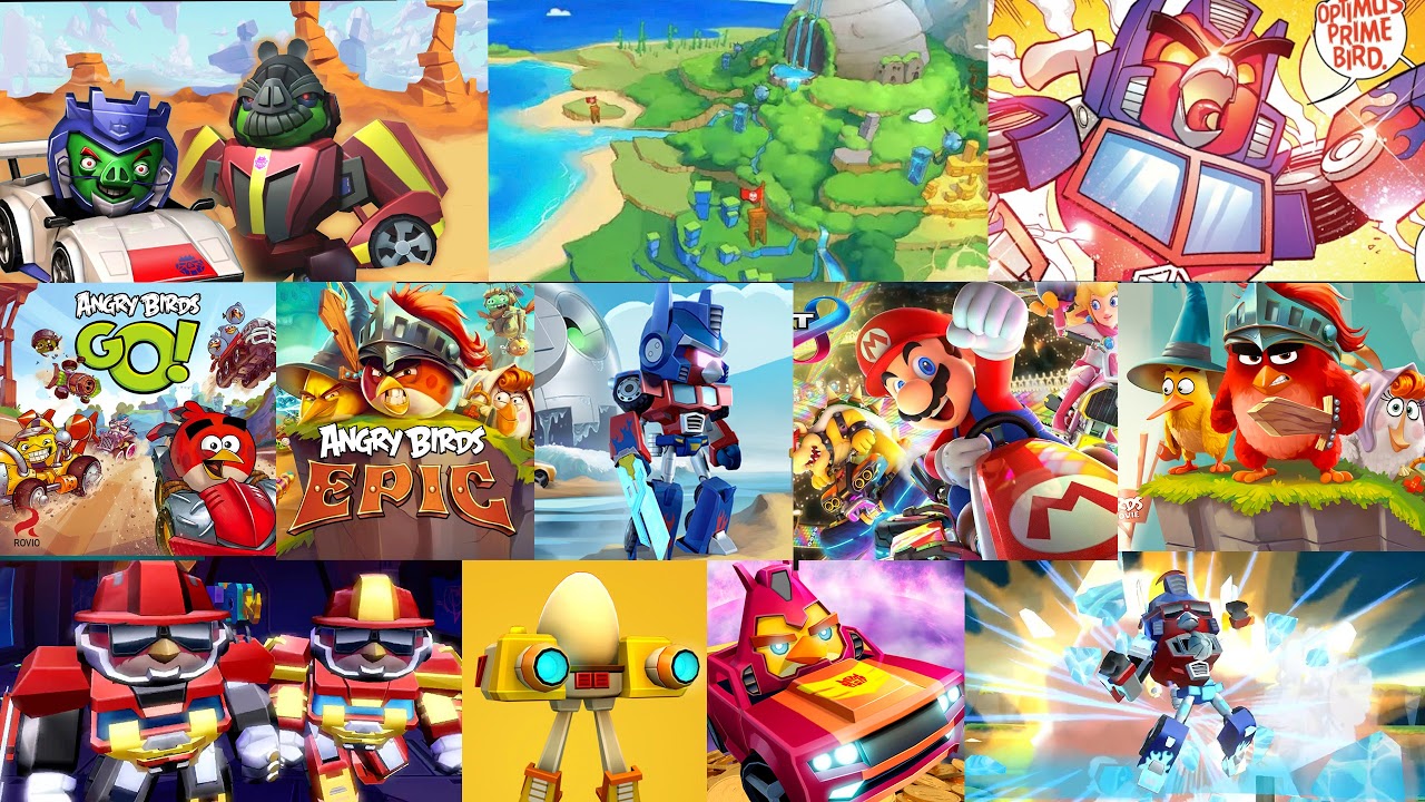 Angry Birds Transformers SPARK RUN Energon Megatron YouTube