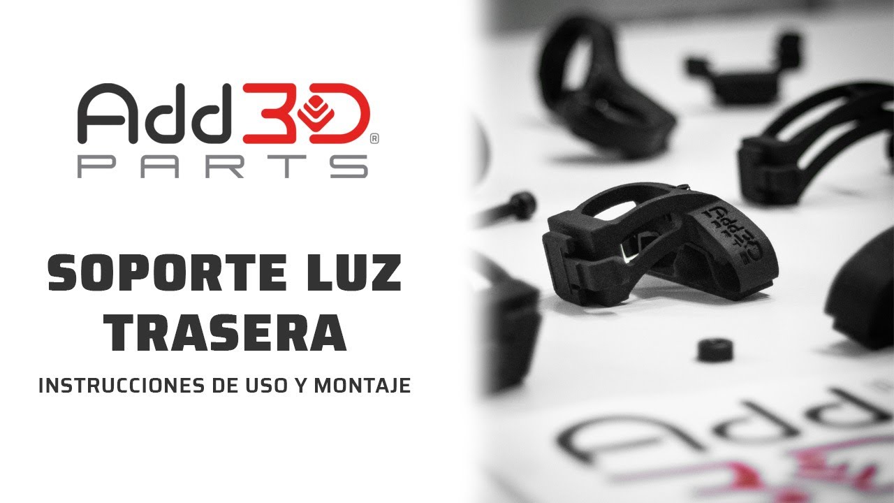 Soporte Trasero Add3D para luces Bontrager Sillin Fizik