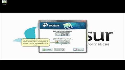 Tpvsof - Configuración Datos de Empresa - Solinsur Informática.