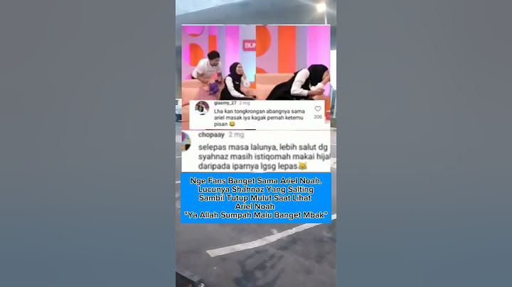 N9efans banget Ariel,Lucunya Syahnaz yang salting saat ketemu🤣#arielnoah #shortfeed #short #shorts