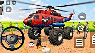 🕷️ Spiderman Super Helicopter &Red Spiderman 3D Game🤩Indian Thift Auto 🤑Purchase Lot's of Spider screenshot 1