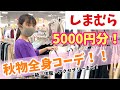 しまむらで全身コーデ!!!予算5000円！靴・トップス・ボトムスにアクセサリーまで選んできました♪【ハピバニチャンネル】