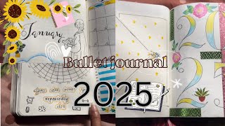 2025 Bullet Journal Setup | minimalist & beginner friendly 🎀📝| Bujo ideas✨ | plan with me🌸♥️