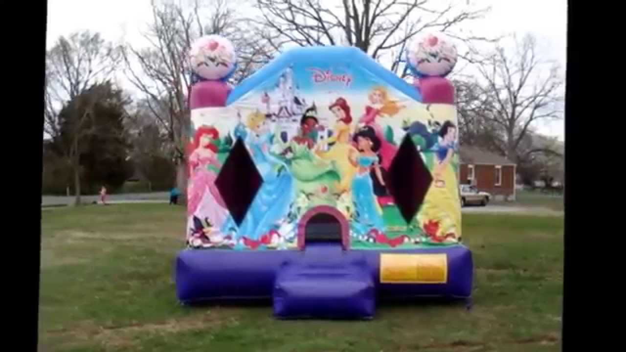 Disney Princess Bounce House Nashville TN, Jumping Hearts Party Rentals