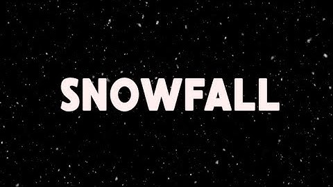 SNOWFALL TRAILER!!!