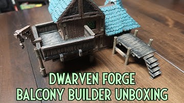 Dwarven Forge Balcony Builder Unboxing