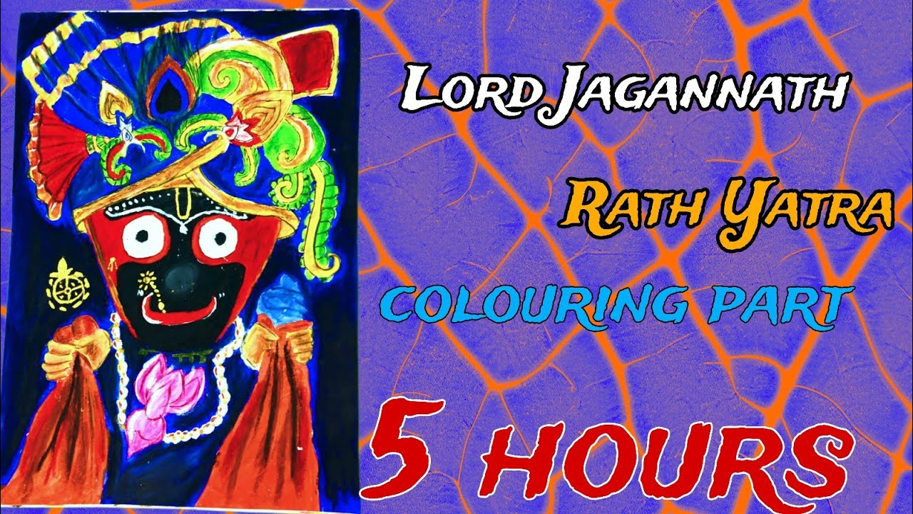 Lord Jagannath Rath Yatra colouring part || - YouTube