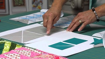 Flying Geese with Triangles On A Roll