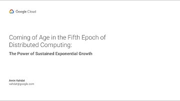 Amin Vahdat - SIGCOMM Lifetime Achievement Award 2020 Keynote