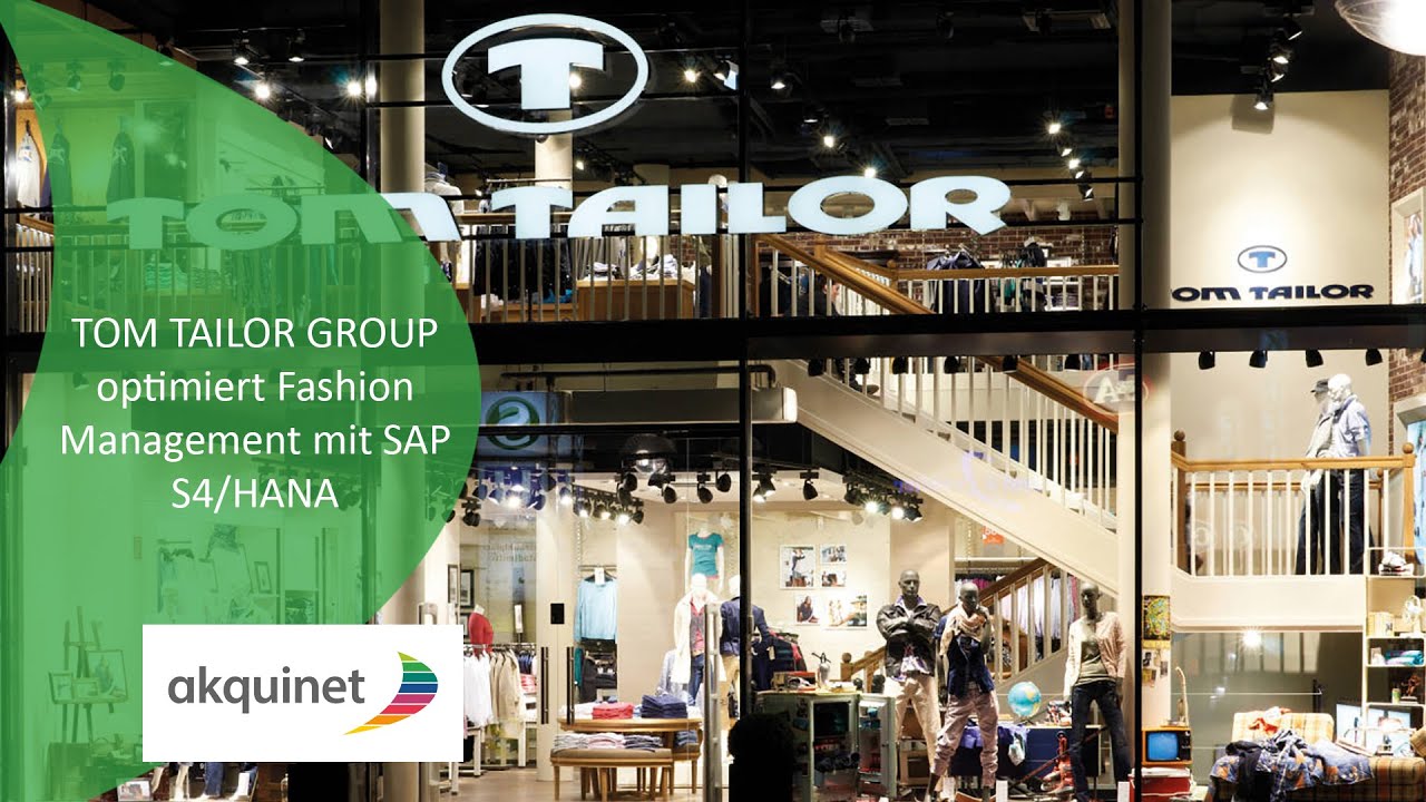 TOM TAILOR GROUP optimiert Fashion Management mit SAP S4/HANA