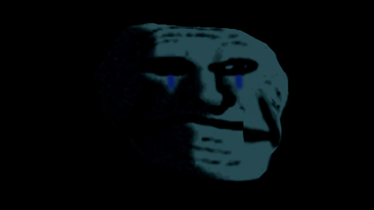 Troll Face Becoming Sad Sad Troll GIF