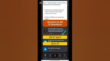 CEX.IO Quiz Answers Today - 26/27 April | Quiz 01 | 100% Correct! Claim Crypto Instantly! 🚀