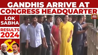 Result Day Updates: Cong's Senior Leaders Arrive At Cong Headquarters For A Press Conference