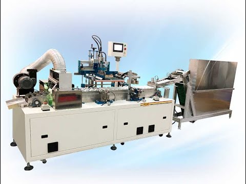 FA-LV1-2 全自動曲面網版印刷機(印瓶機) 印刷影片
