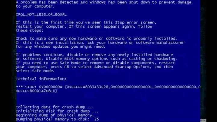 How to fix BSOD STOP 0x0000000A: IRQL_NOT_LESS_EQUAL