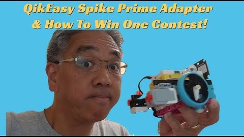 QikEasy Spike Prime Adapter For EV3 Motors Sensors & Contest To Win One!!