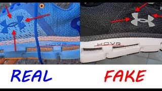 Under Armour HOVR real vs fake. How to spot fake Under Armour HOVR infinite sneakers