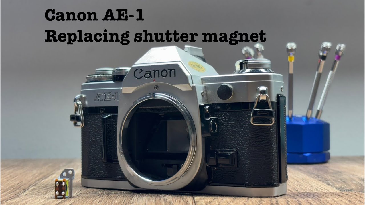 【動作確認済】 Canon AE-1 G0313-164-5v Canon AE-1 - How to replace shutter magnet - YouTube