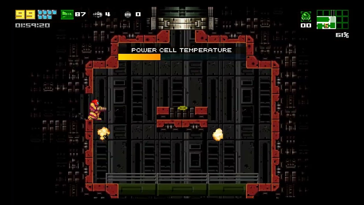 AM2R | Fusion Mode + Extreme Lab Metroids | Power Core Escape Sequence